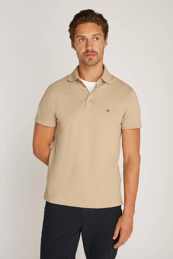 Tommy Hilfiger Poloshirt 1985 SLIM POLO met borduursel en piquékwaliteit
