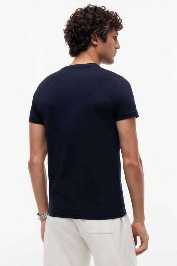 TOMMY HILFIGER Heren Polo's & T-shirts Core Stretch Slim C-neck Donkerblauw - Foto 2