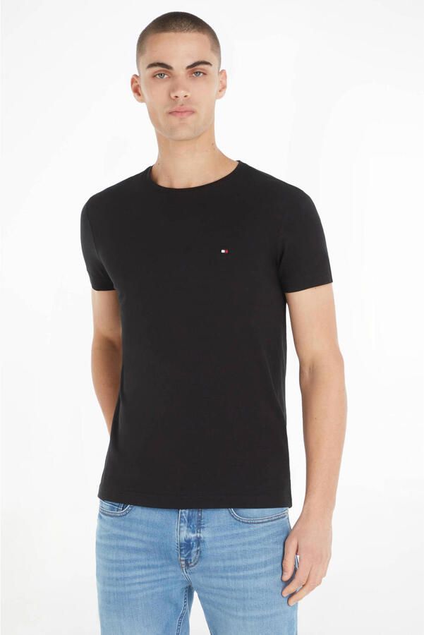 Tommy Hilfiger T-shirt Korte Mouw Core Stretch Slim C-Neck Tee