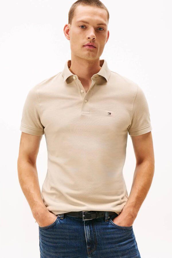 Tommy Hilfiger Poloshirt 1985 SLIM POLO met borduursel en piquékwaliteit - Foto 5