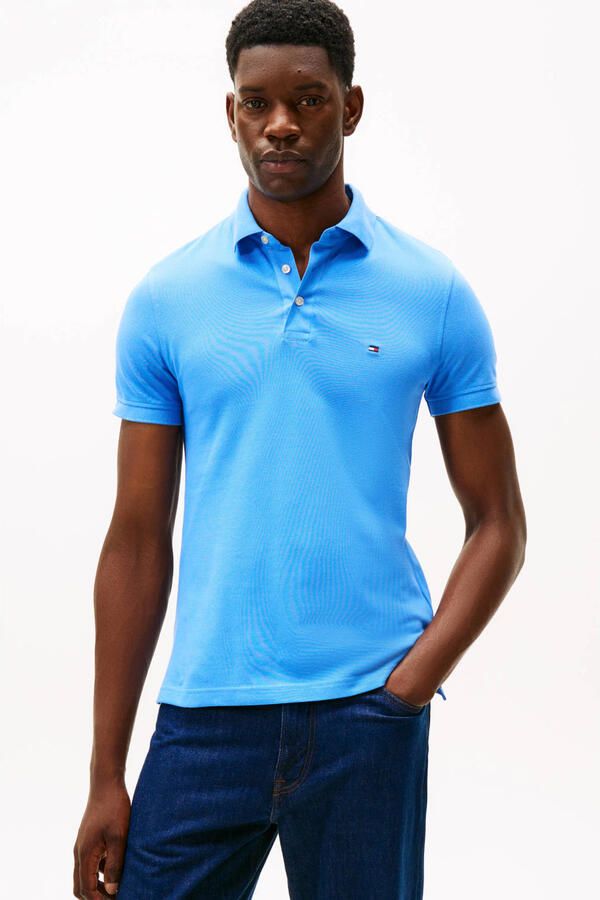 Tommy Hilfiger Poloshirt 1985 SLIM POLO hoogwaardige katoen-piqué kwaliteit - Foto 2