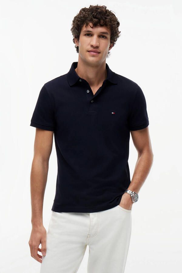 Tommy Hilfiger Poloshirt 1985 SLIM POLO met borduursel en piquékwaliteit - Foto 8