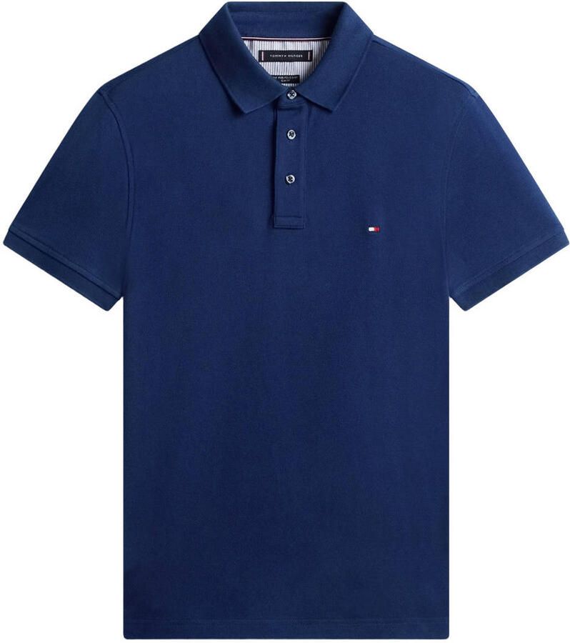 Tommy Hilfiger Heren Slim Fit Polo 1985 Collectie Blue Heren