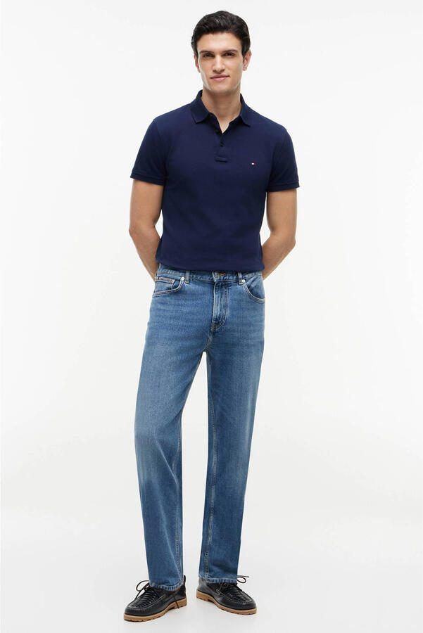 Tommy Hilfiger Heren Slim Fit Polo 1985 Collectie Blue Heren - Foto 3