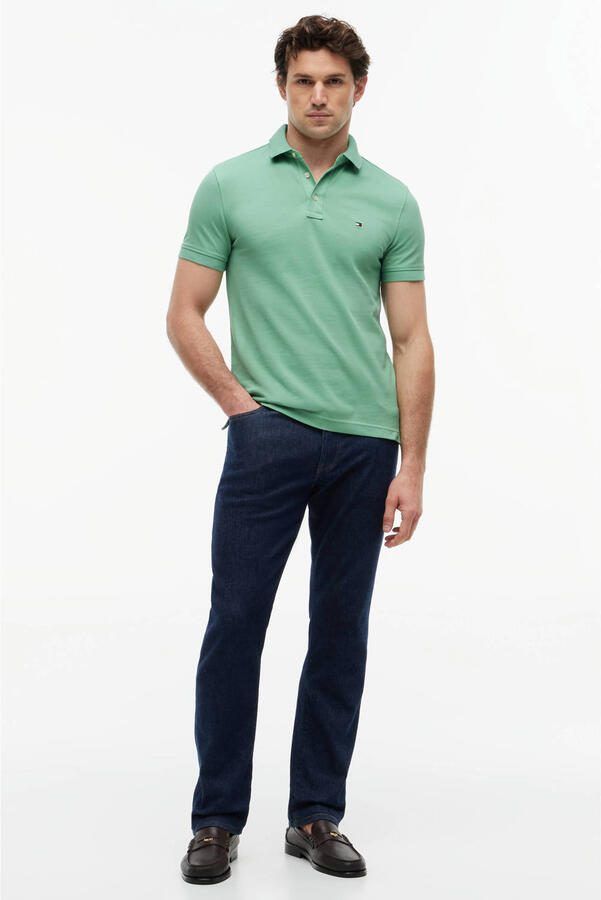 Tommy Hilfiger slim polo groen - Foto 3
