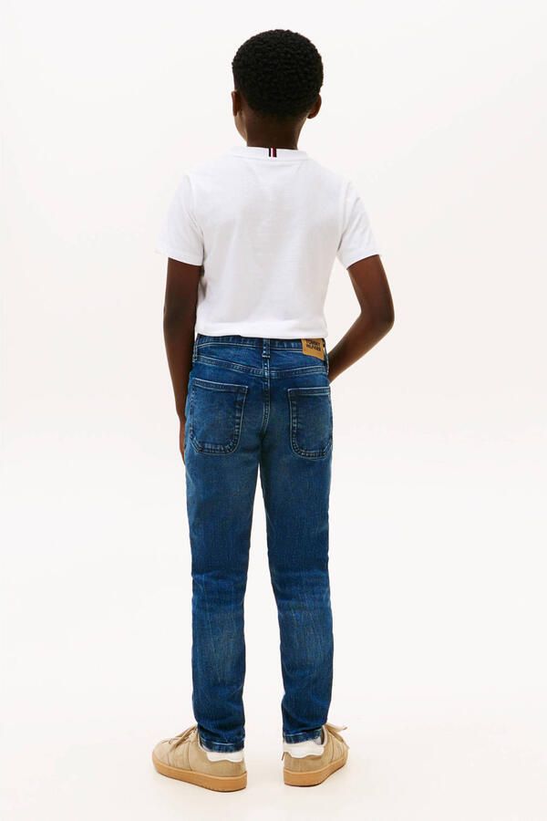 Tommy Hilfiger Teens Straight fit jeans van katoenmix