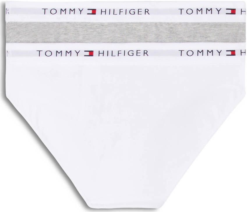 Tommy Hilfiger Underwear Bikinibroekje 2 PK BIKINI met elastische band in 2-pack effen casual lichaamsnauwsluitend katoenmix (2 stuks Set van 2) - Foto 1