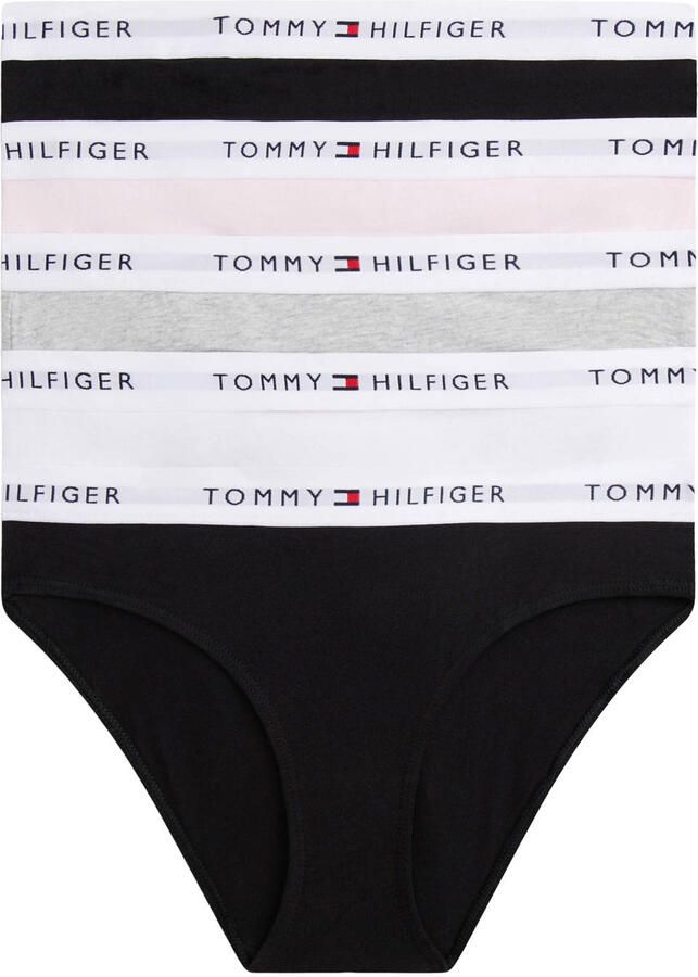 Tommy Hilfiger slip zwart multicolor (set van 5)