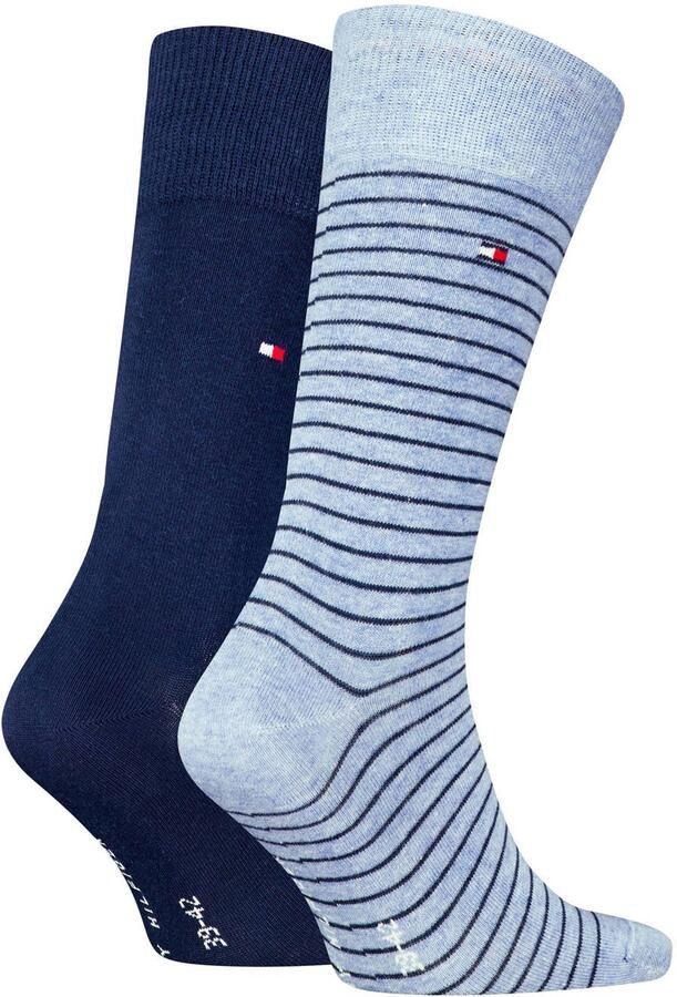Tommy Hilfiger sokken blauw (set van 2) - Foto 2