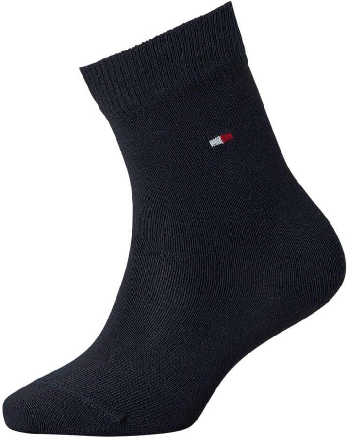 Tommy Hilfiger sokken set van 2 marine Blauw Katoen Effen 27-30