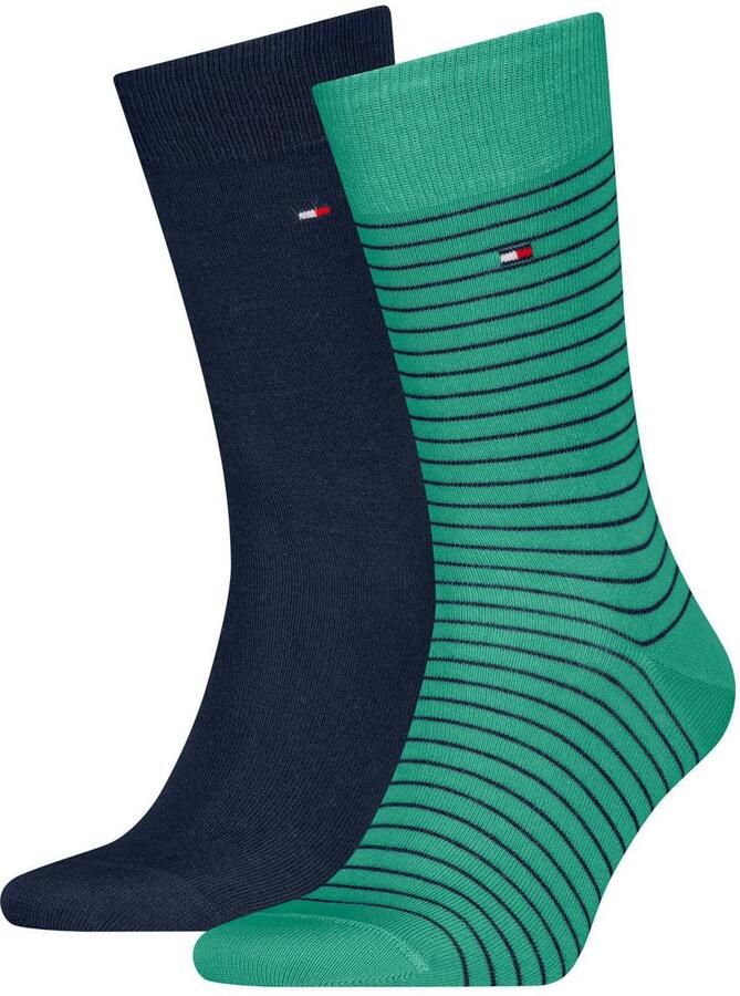 Tommy Hilfiger Sokken TH MEN SMALL STRIPE SOCK 2P (2 paar)