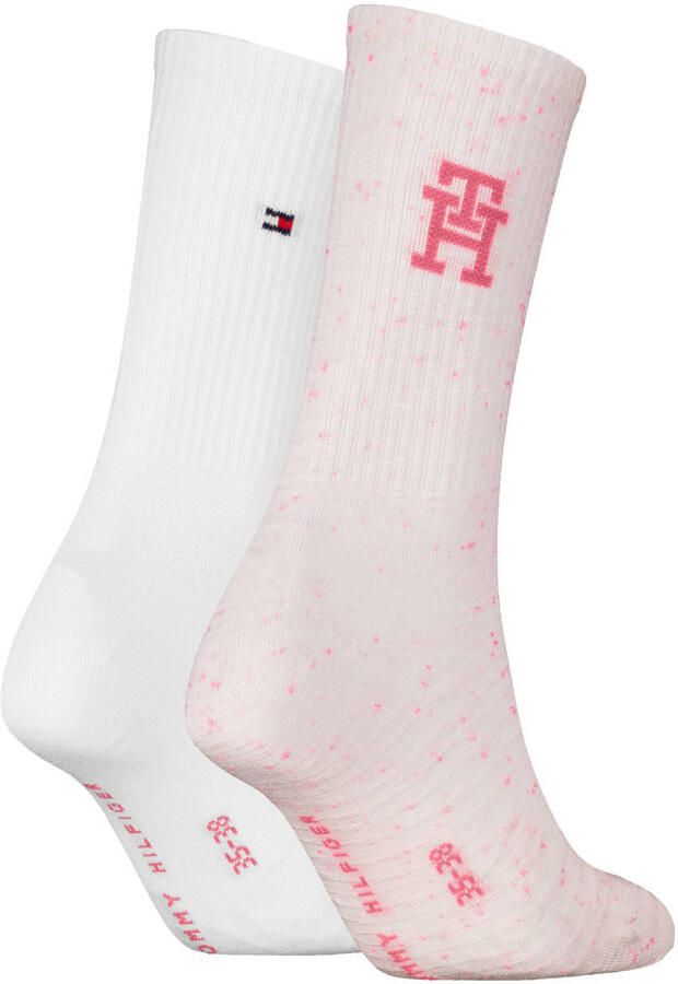 Tommy Hilfiger Sokken met logoprint in een set van 2 paar