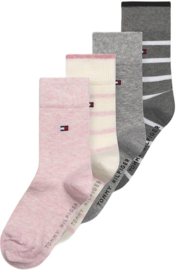 Tommy Hilfiger Sokken TH KIDS SOCK 4P BRETON STRIPE ECOM (4 paar)