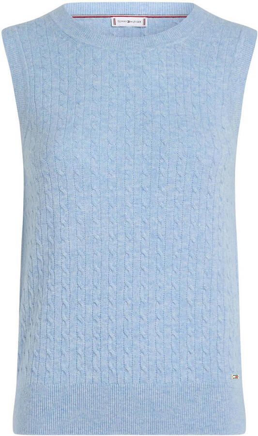 Tommy Hilfiger Spencer van wolmix met kabelpatroon - Foto 2
