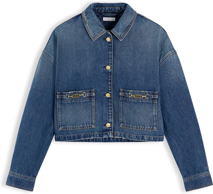 Tommy Hilfiger regular fit jeansjack van puur katoen