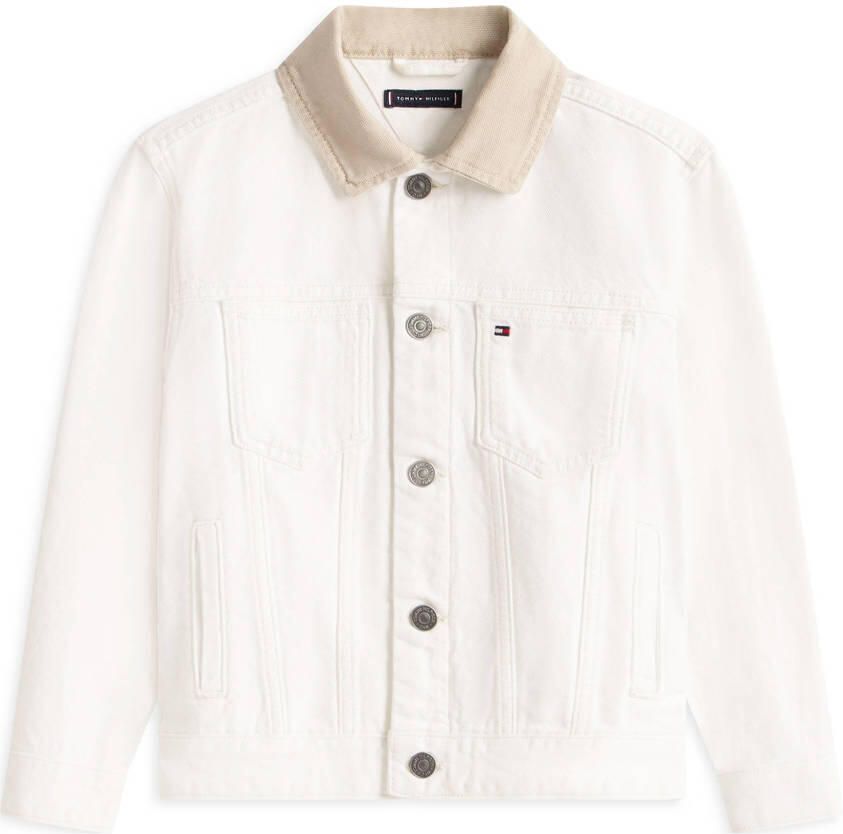 Tommy Hilfiger Teens Oversized jeansjack van puur katoen
