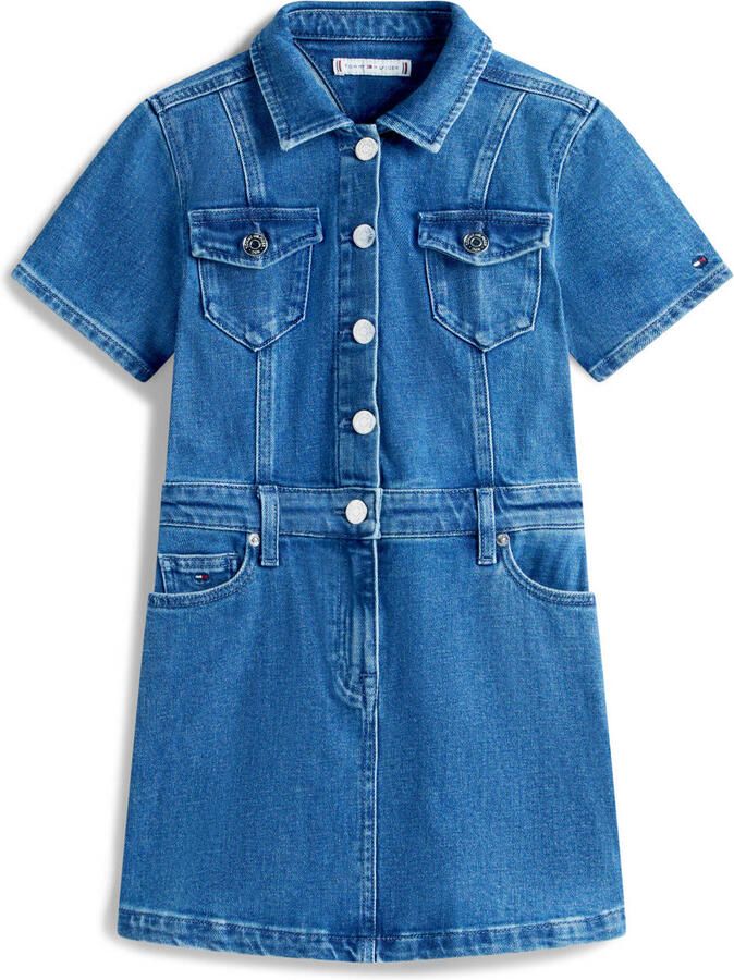 Tommy Hilfiger spijkerjurk medium blue denim