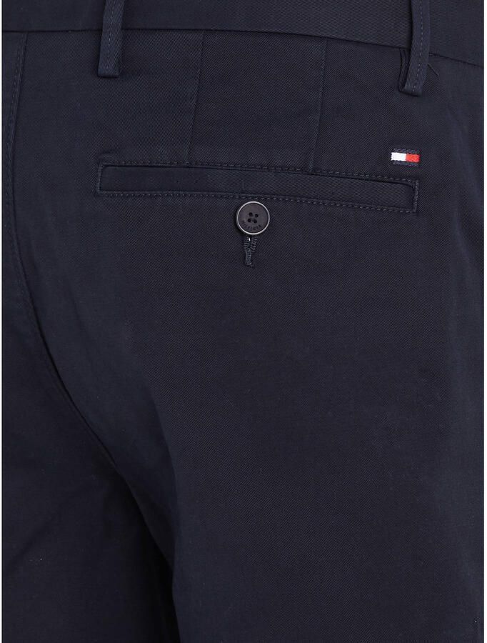 Tommy Hilfiger straight fit chino CORE DENTON 1985 met katoen batique khaki