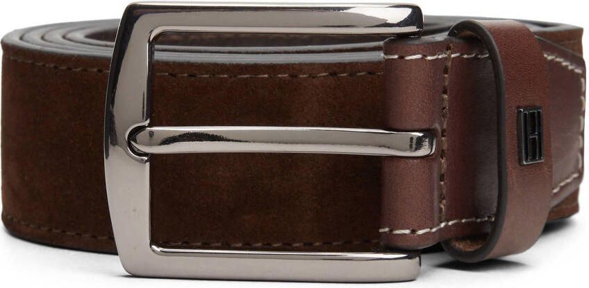 Tommy Hilfiger suède riem Denton Elevated bruin