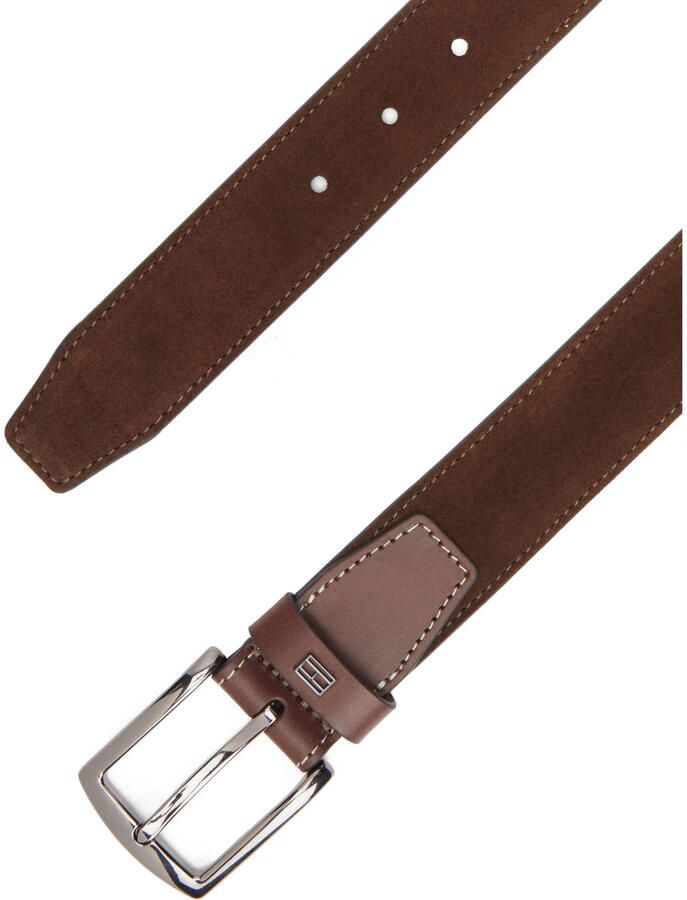 Tommy Hilfiger suède riem Denton Elevated bruin - Foto 2