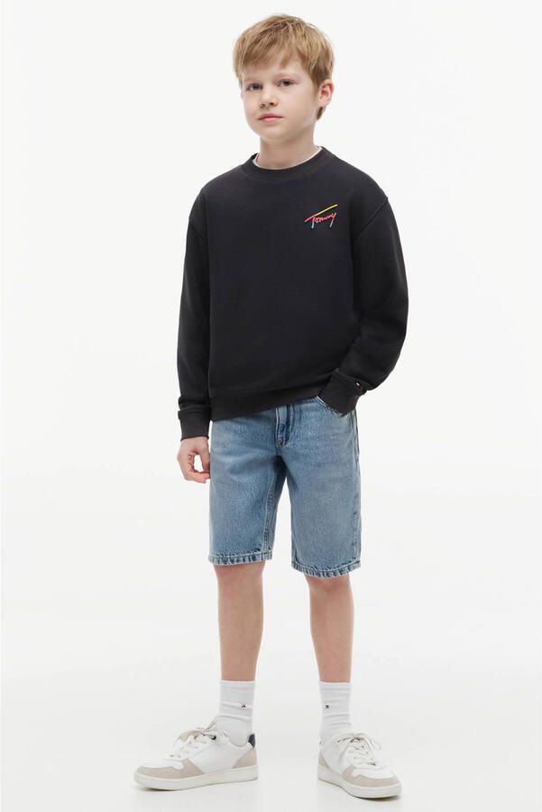 Tommy Hilfiger sweat sweater met backprint zwart - Foto 2