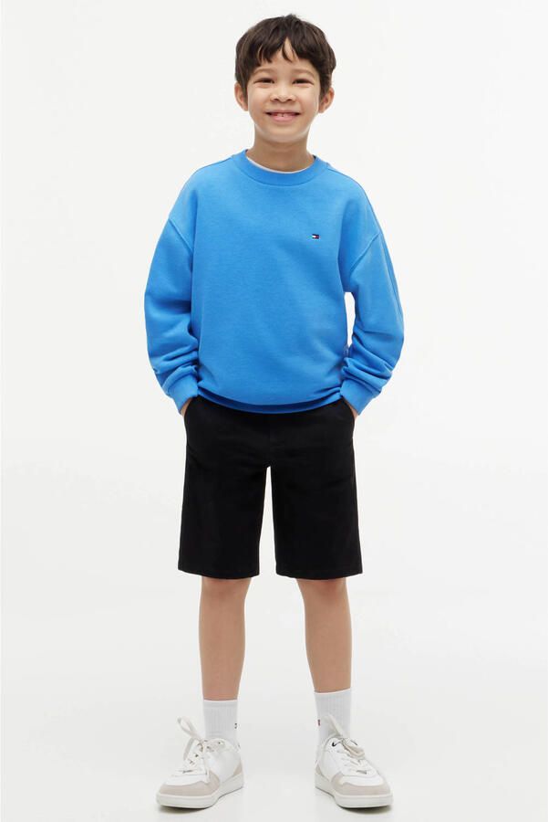 Tommy Hilfiger sweat sweater met logo blauw Backprint - Foto 3