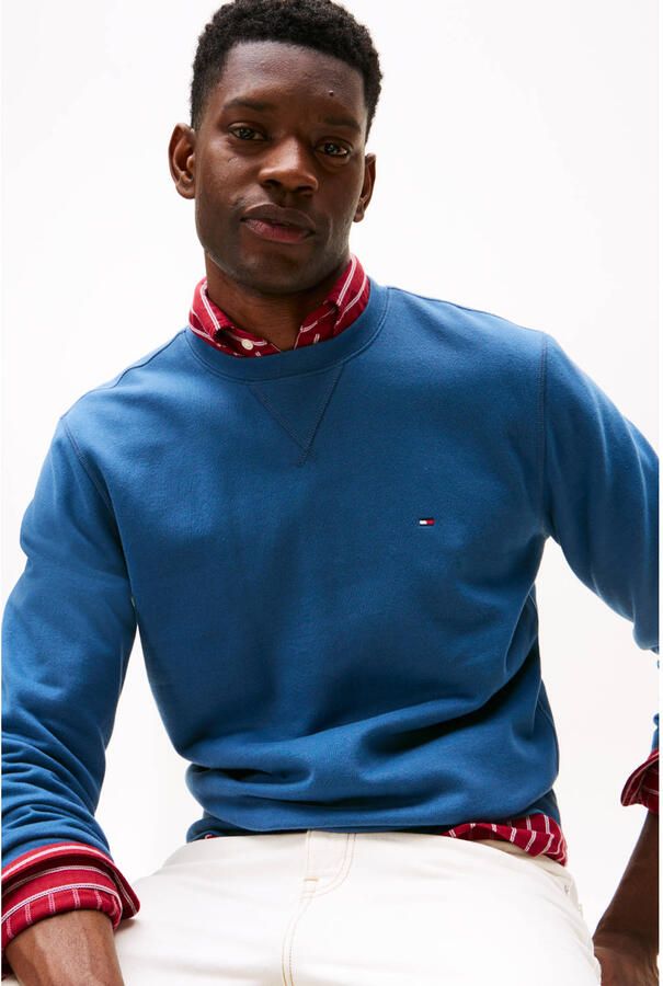 Tommy Hilfiger Sweatshirt ESS SEASONAL FLEECE CREWNECK met ronde hals en borduursel - Foto 5