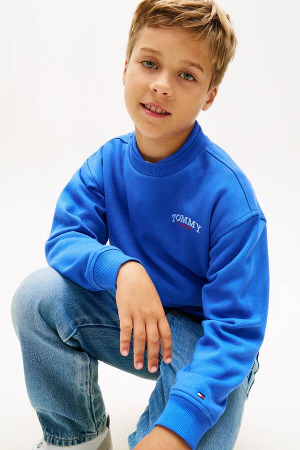 Tommy Hilfiger Teens regular fit sweatjack van katoenmix - Foto 2