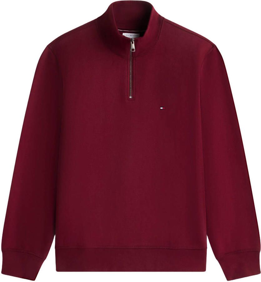 Tommy Hilfiger Sweat Half Zip Pullover Burgundy
