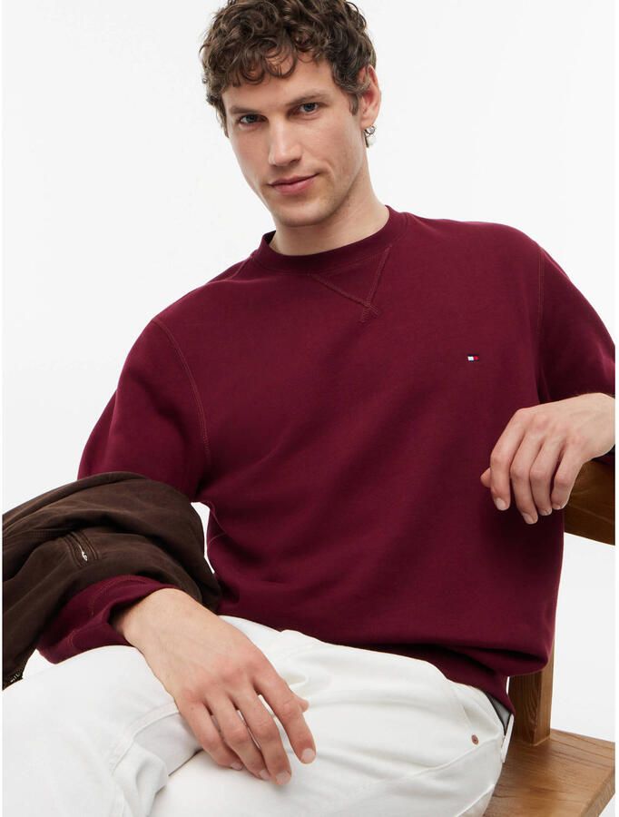 Tommy Hilfiger Regular fit sweatshirt van puur katoen met gestikt logo - Foto 2