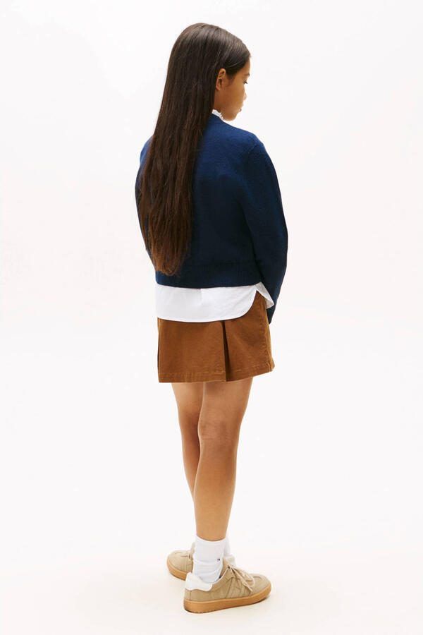 Tommy Hilfiger sweater donkerblauw gebreid - Foto 3