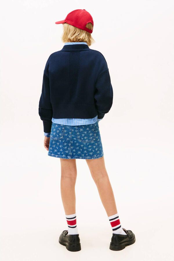 Tommy Hilfiger sweater donkerblauw - Foto 2
