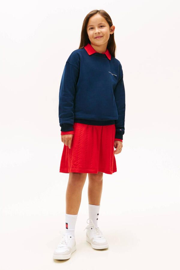 Tommy Hilfiger sweater donkerblauw - Foto 3