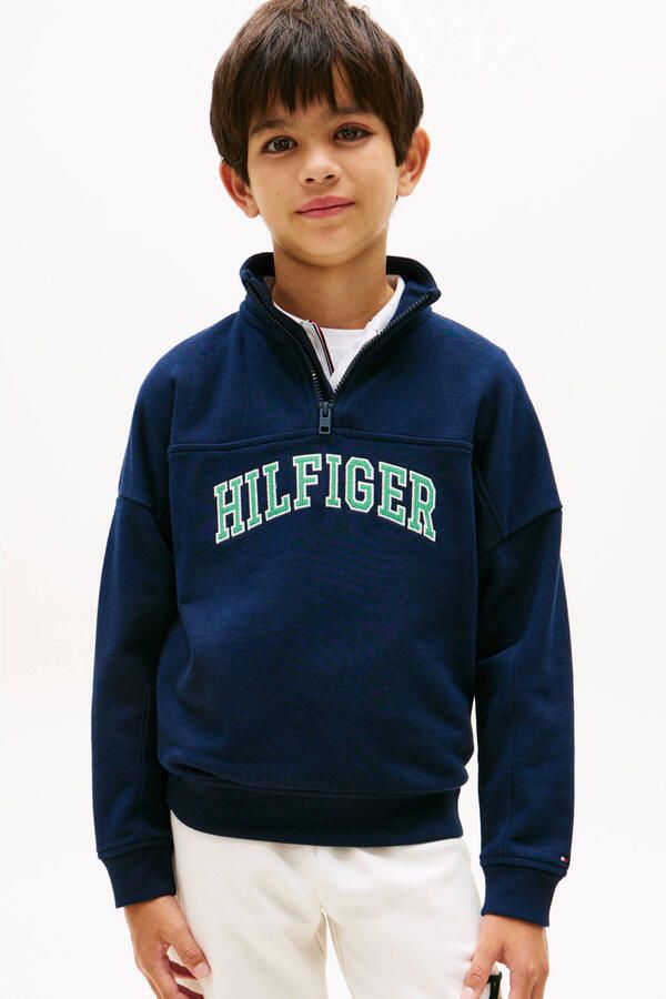 Tommy Hilfiger sweater donkerblauw - Foto 2