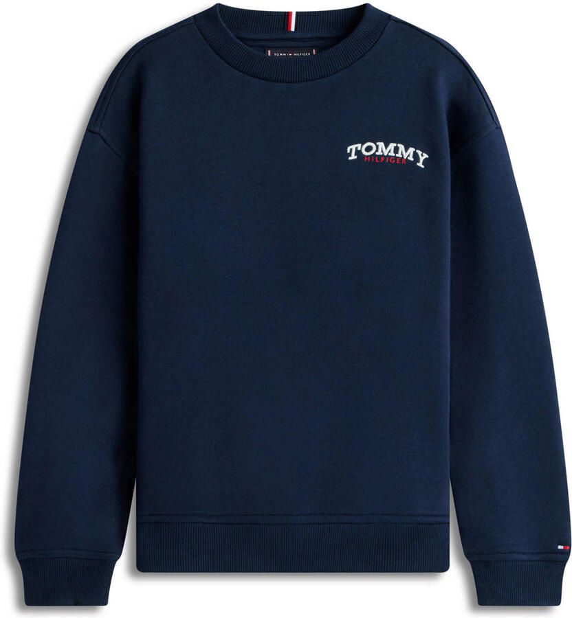 Tommy Hilfiger Teens regular fit sweatjack van katoenmix