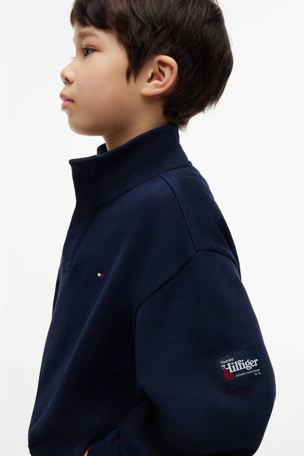Tommy Hilfiger sweater donkerblauw - Foto 2