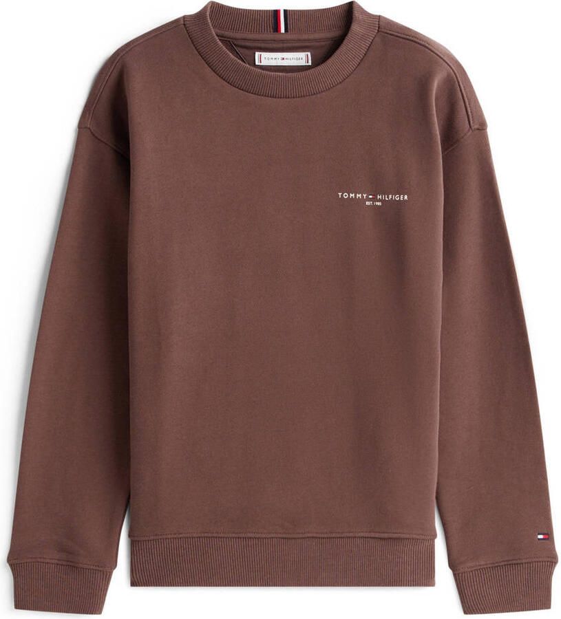 Tommy Hilfiger sweater donkerbruin