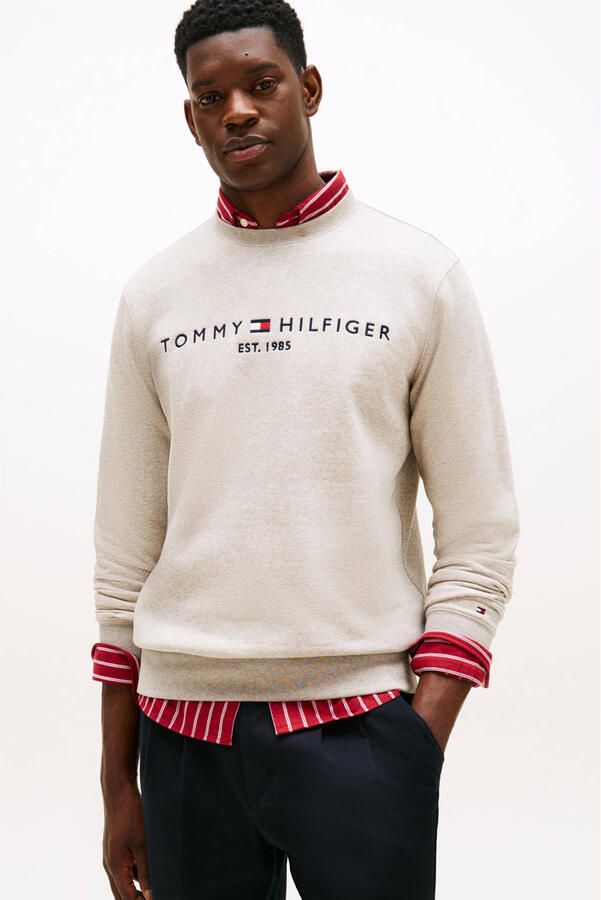 Tommy Hilfiger Sweatshirt TOMMY LOGO SWEATSHIRT met ronde hals en borduursel