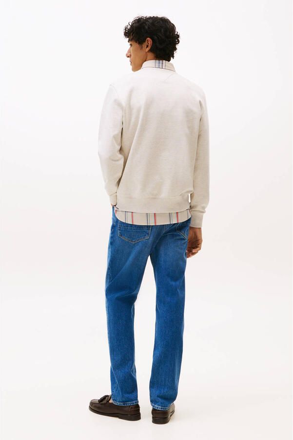 Tommy Hilfiger Essential Flag Embroidery Crew Neck Sweater Heren