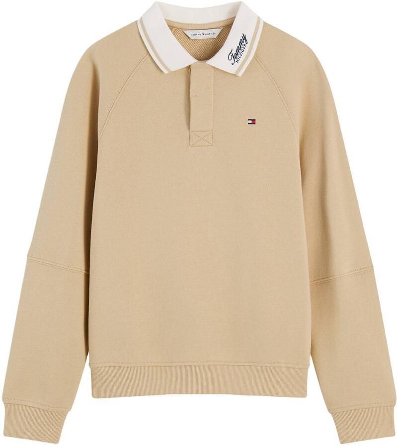 TOMMY HILFIGER Jongens Truien & Vesten Rugby Sweatshirt Camel - Foto 3