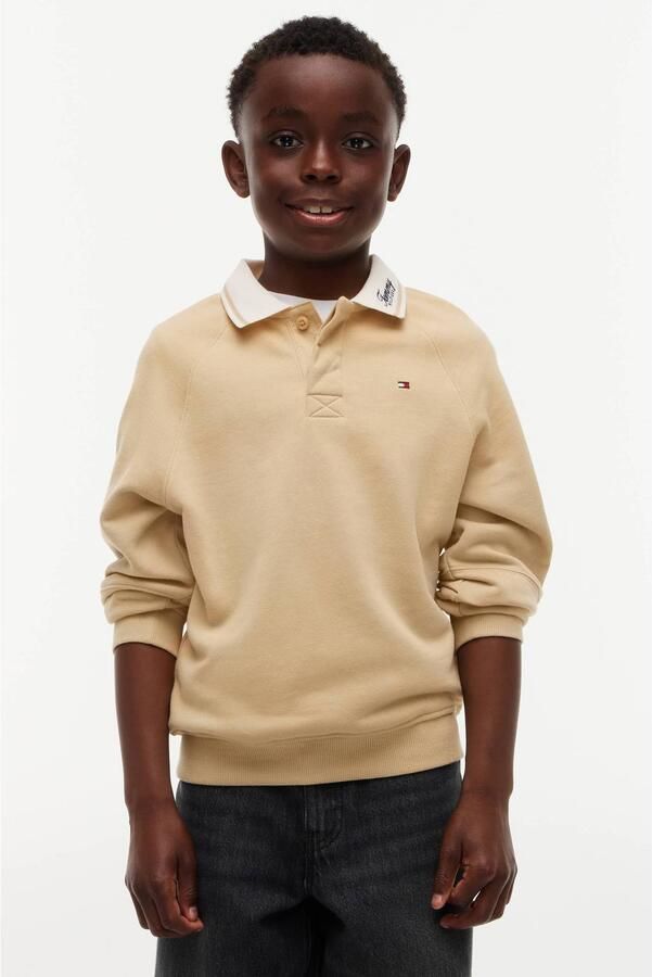TOMMY HILFIGER Jongens Truien & Vesten Rugby Sweatshirt Camel - Foto 5