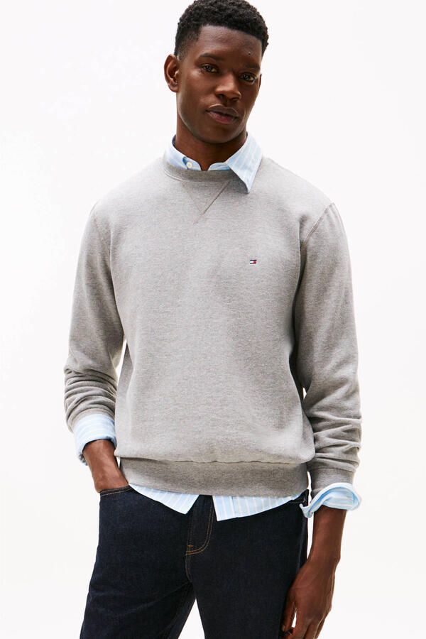 Tommy Hilfiger Sweatshirt ESSENTIAL FLEECE CREWNECK met logoborduursel - Foto 2