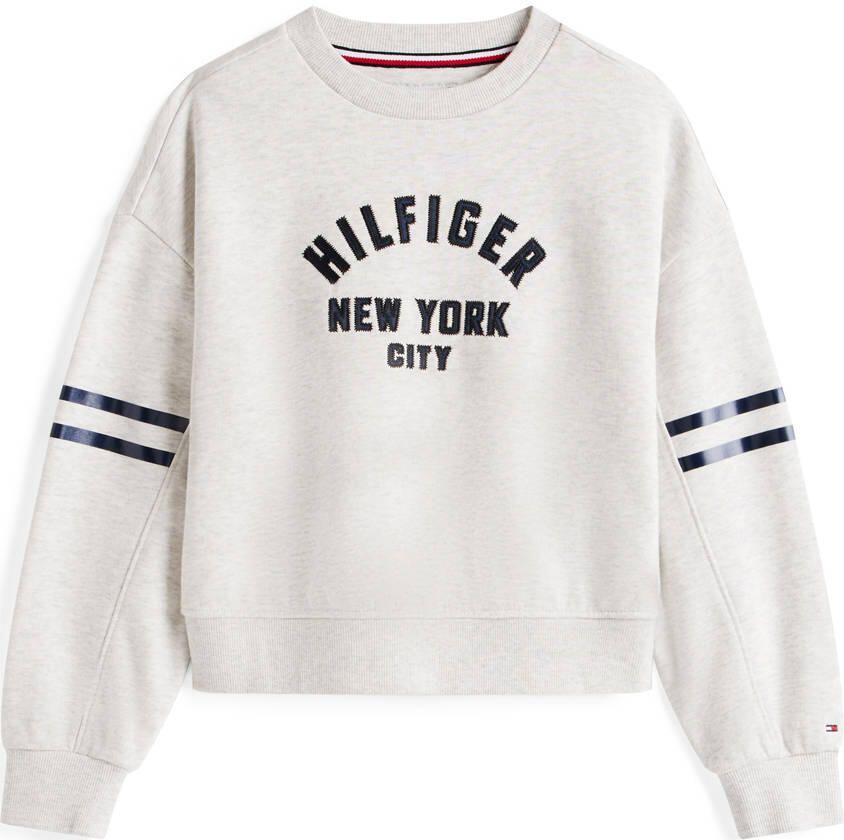 Tommy Hilfiger Teens Relaxed fit sweatshirt van katoenmix - Foto 2