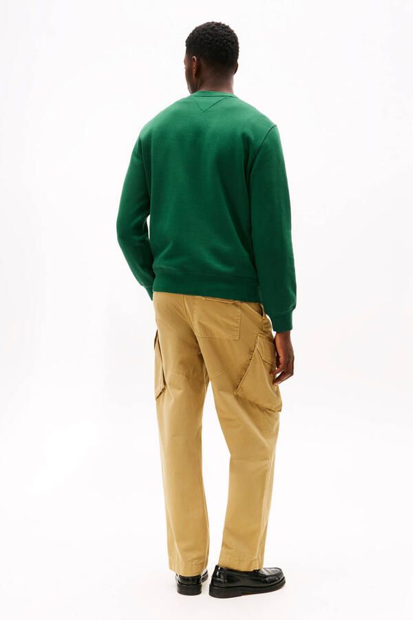 Tommy Hilfiger Sweatshirt ESS SEASONAL FLEECE CREWNECK met ronde hals en borduursel