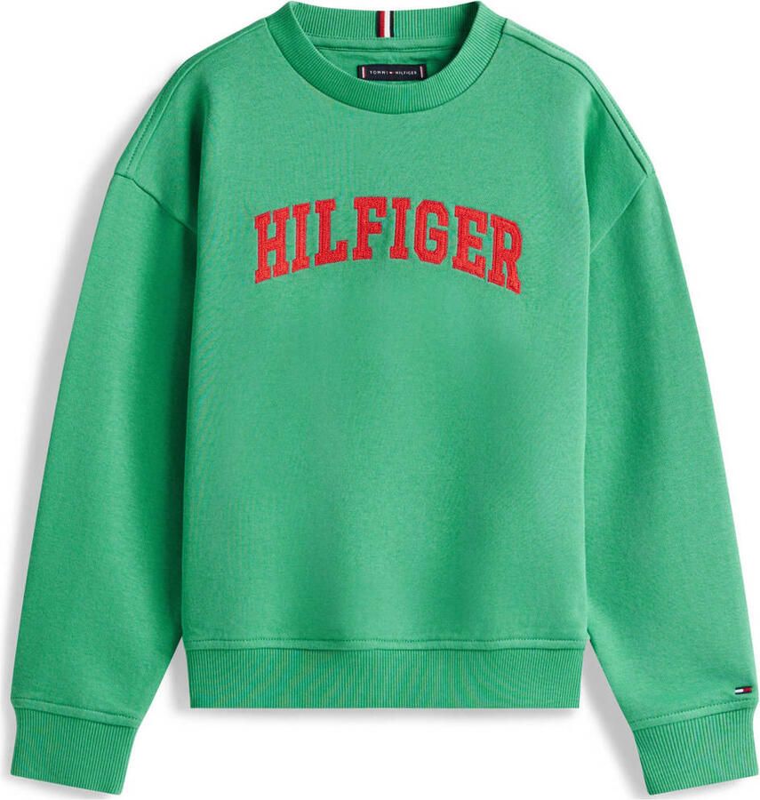 Tommy Hilfiger Teens regular fit sweatshirt van katoenmix