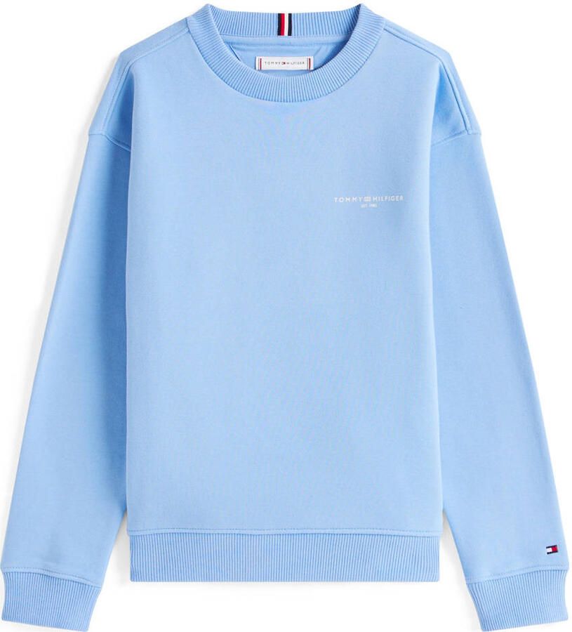 Tommy Hilfiger Sweatshirt MINI CORP C-NECK SWEATSHIRT voor kinderen tot 16 jaar met logostiksel - Foto 2