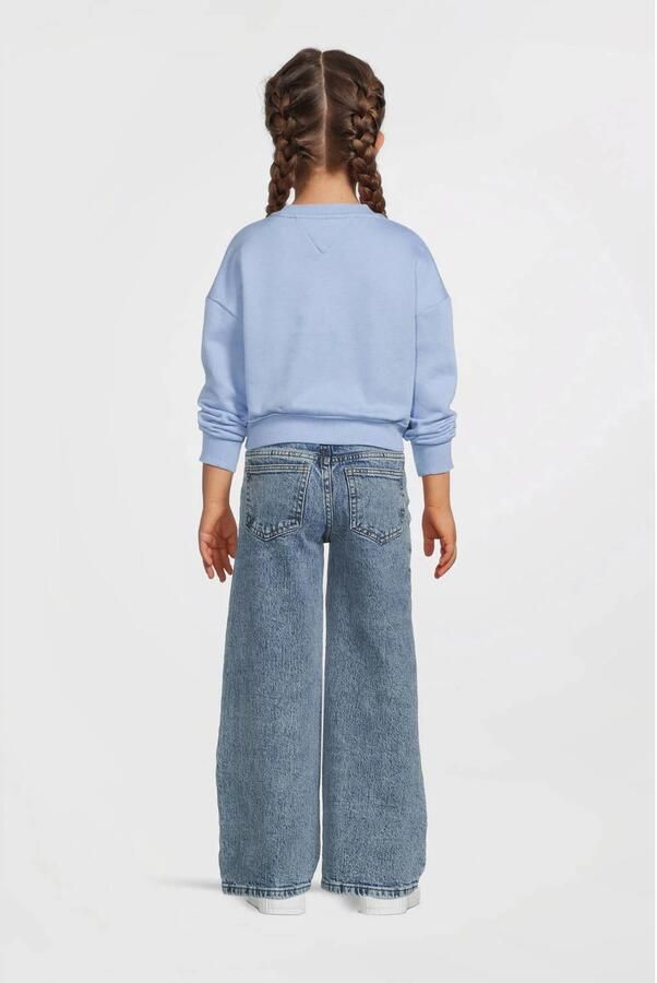 Tommy Hilfiger Sweatshirt TOMMY SCRIPT SEQUIN SWEATSHIRT voor kinderen tot 16 jaar logo-opschrift met kleurrijke pailletten