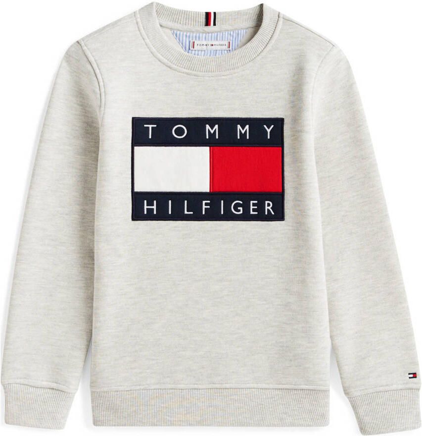 Tommy Hilfiger sweater lichtgrijs