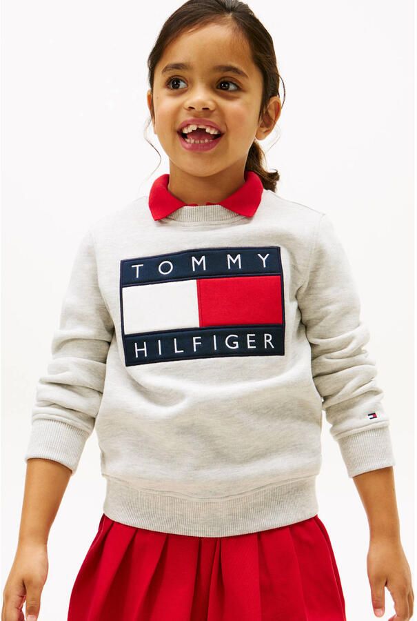 Tommy Hilfiger sweater lichtgrijs - Foto 2