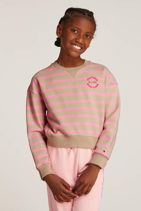 Tommy Hilfiger Teens Sweatshirt met ronde hals